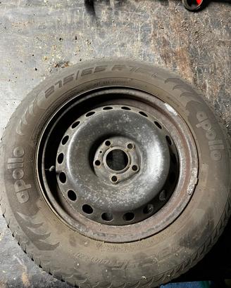 4 cerchi in ferro 215/65 R16