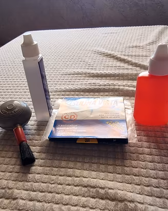 Set completo per la pulizia e la manutenzione lent