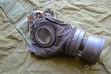 Maschera antigas belga M18 con contenitore