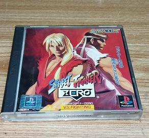 street fighter zero PlayStation 1 originale 