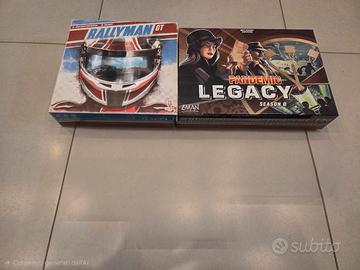 Pandemic legacy 0 + Rallyman GT 