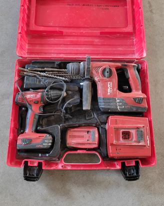 tassellatore e avvitatore Hilti a batteria