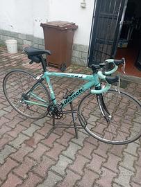 bici corsa Bianchi alucarbon c2c 