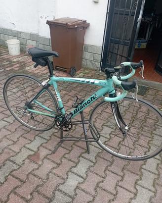 bici corsa Bianchi alucarbon c2c 
