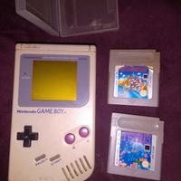 Game Boy Originale DMG-01 (1989) + Tetris e Mario