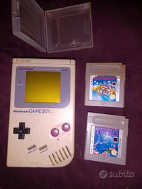 Game Boy Originale DMG-01 (1989) + Tetris e Mario