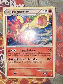 carta pokemon magmortar rara holo
