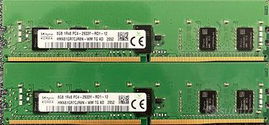 2 RAM SK Hynix 8GB DDR4 2933MHz DIMM 1Rx8
