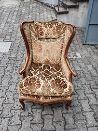 sedia poltrona salotto stile Bergere'  