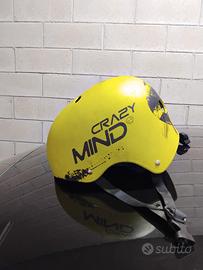 Casco Crazy Mind giallo fluo – Bici/Skate/Monopatt
