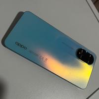 OPPO A18 glowing blue