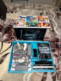 Nintendo Wii + 3 giochi completa di tutto