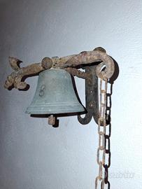 campana bronzo ferro battuto