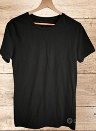 Maglietta nera in cotone. Tezenis. M 