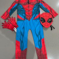 Vestito carnevale spiderman 3/4anni