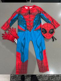 Vestito carnevale spiderman 3/4anni