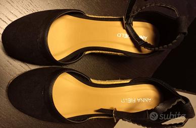 SCARPE ANNA FIELD ZEPPA COLORE NERO N. 36