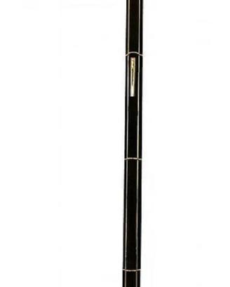 Piantana in ottone e velluto verde - vintage