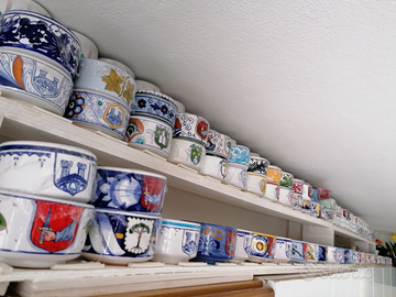 Ceramica di Faenza Gotti Not' dè bisò. Faenza