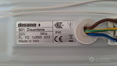 Plafoniere da interno Disano mod. 601 Disanlens