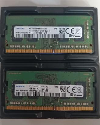 8gb ddr4 (2x4gb) ddr4 so-dimm 