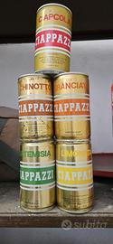 Lotto 5 lattine vintage CIAPPAZZI anni '60/'70
