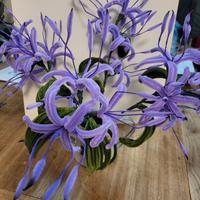 composizione di fiori fatti a mano