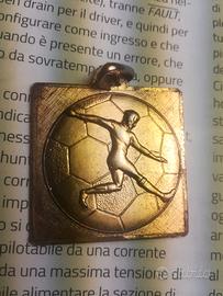 Medaglia calcistica bronzata 1979-1980