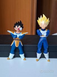 Lotto 2 Figures Vegeta Dragon Ball Z Bandai