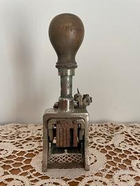 Raro timbro numerico vintage