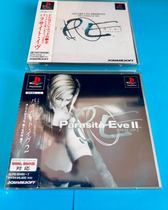 Parasite Eve 1 & 2 PS1 Japan - Completi con OBI