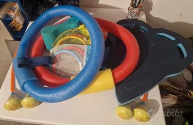Set attrezzi nuoto