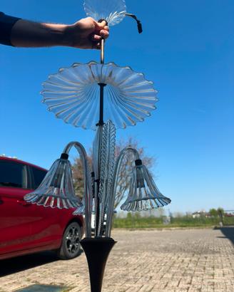 Lampadario vintage stile murano