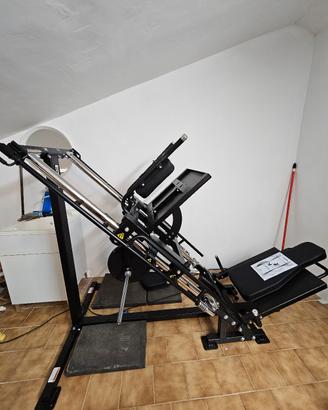 Leg press e Hack squat