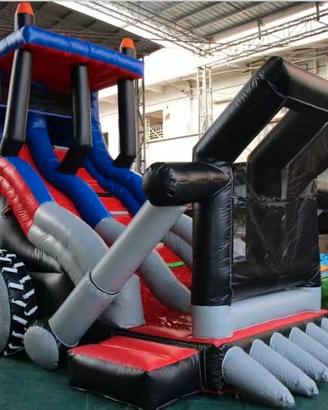 Scivolo Gonfiabile Trattore gigante per bimbi