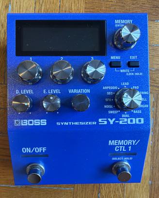Sintetizzatore per chitarra ROLAND BOSS SY-200 