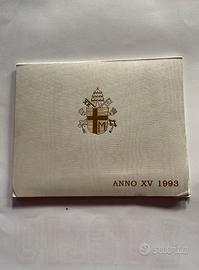 DIVISIONALE VATICANO VATICANO 1993 FDC ARGENTO