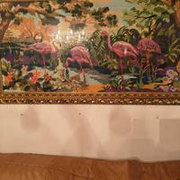 quadro lavorato a mezzo punto