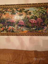 quadro lavorato a mezzo punto