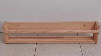 3 mensole IKEA FLISAT porta libri in legno