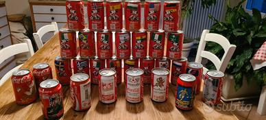 Lotto di 31 Lattine di Coca Cola vintage