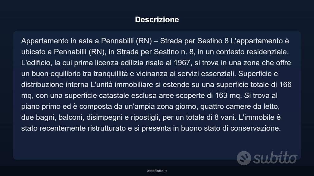 Appartamento – Pennabilli, San Marino - Vista 3