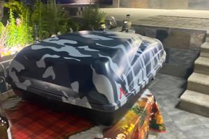 Baule  per. Tetto auto con chiusure a chiave