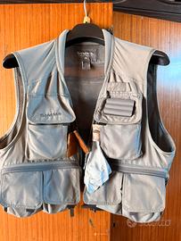 Gilet per pesca a mosca Simms taglia L