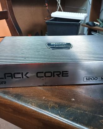 amplificatore magnat 1200w black core 4 canali 