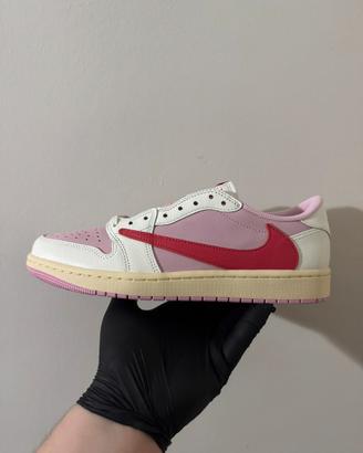 Jordan 1 Low X Travis Scott - Tropical Pink