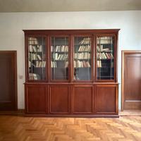 Libreria inglese Regency in mogano  - Grande -