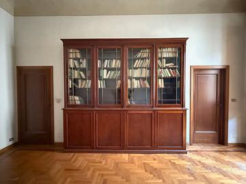 Libreria inglese Regency in mogano  - Grande -