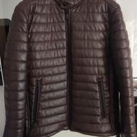 Giubbino ecopelle marrone Zara L