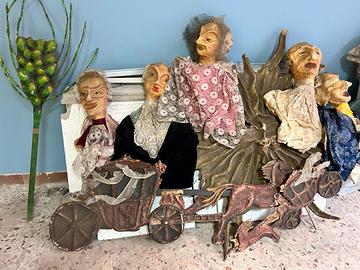 Personaggi in cartapesta anni '50